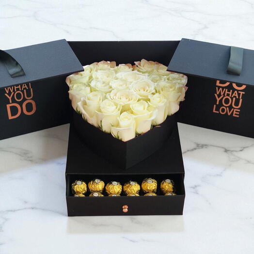 Arrangement Passion Blanche (boîte noire)