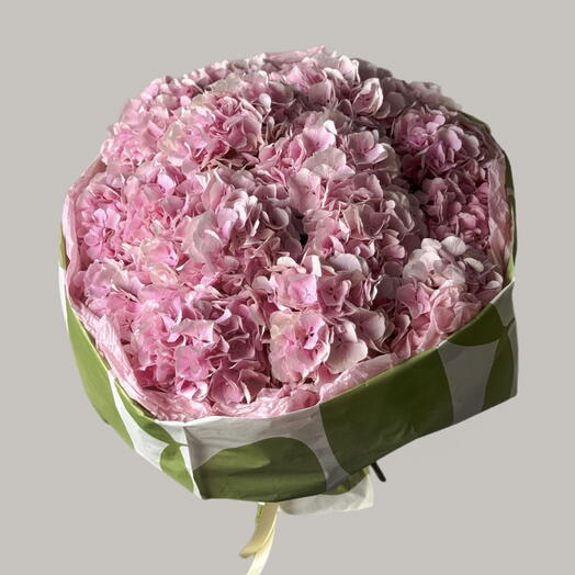 Pink hydrangeas (15 pcs)