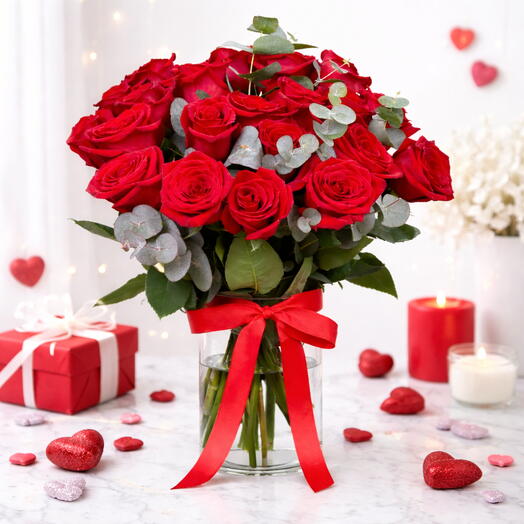 Mon cœur en 21 roses