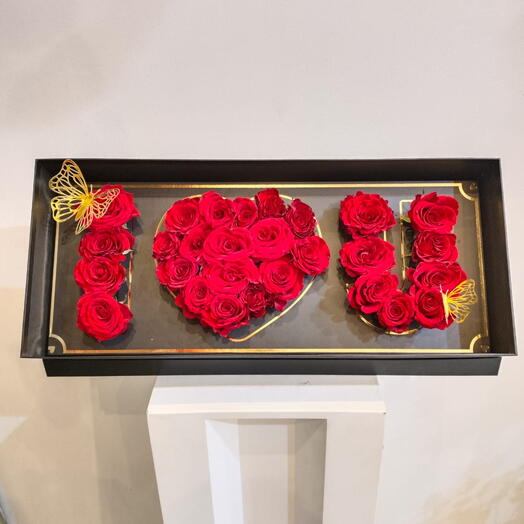Цветы в коробке(Специальное предложение ко Дню Святого Валентина)