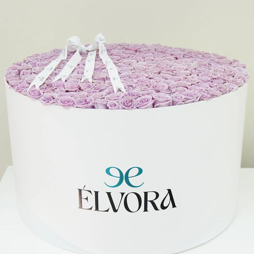 LAVENDER ROSES POEM BOX