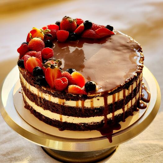 Chocolate Blueberry cake