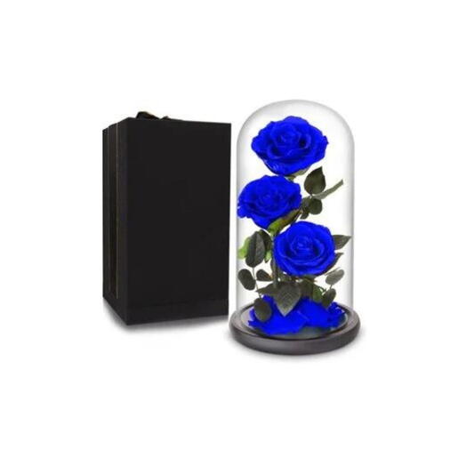 3 Flores Azules Eternas