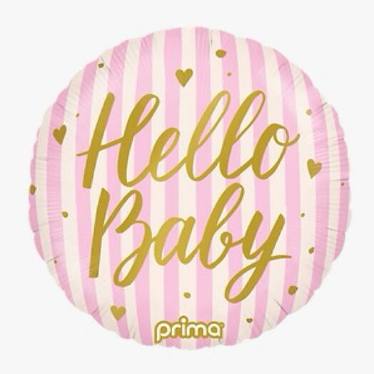 Привет Малыш Розовый Фольгированный Шар 11 - 5543
