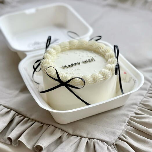Bento cake With Ribbon