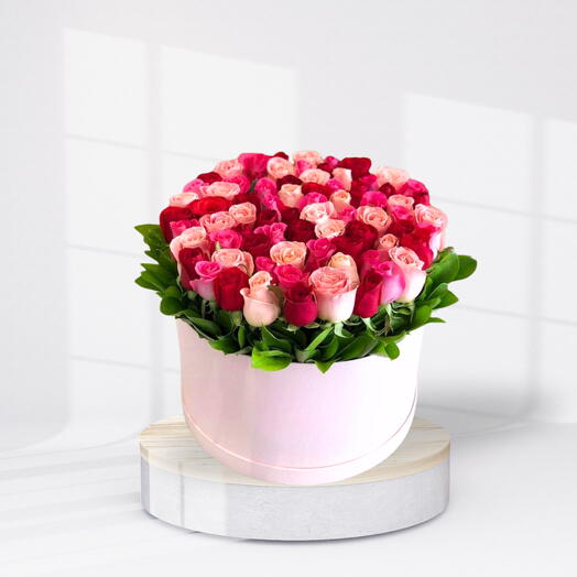 Pétales rouges et roses