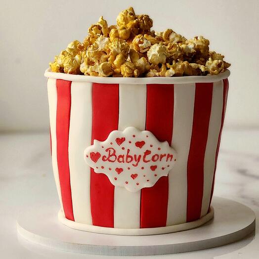 Popcorn cake