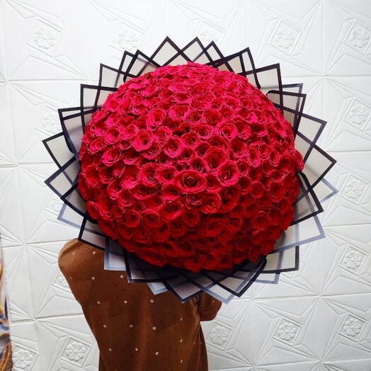 Ramo de 201 rosas rojas