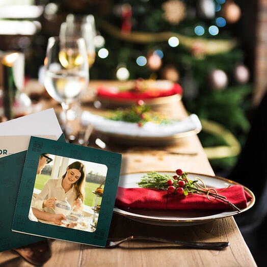 Подарочная карта «Тост за Новый год» – подарочный ваучер, готовый к празднованию