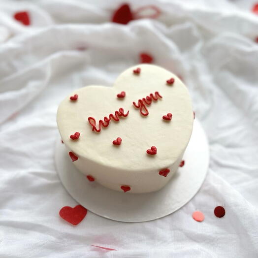 Изысканный бенто-торт Люблю тебя