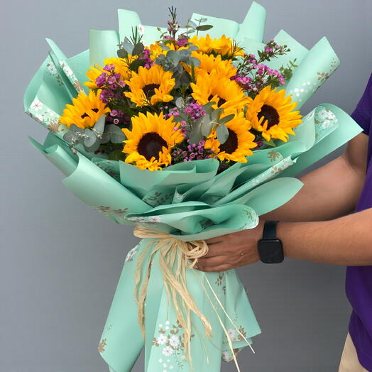 🌻️ Аврора Сан! 11 подсолнухов, которые словно идеальный рассвет! SunflowerLove CheerfulGifts