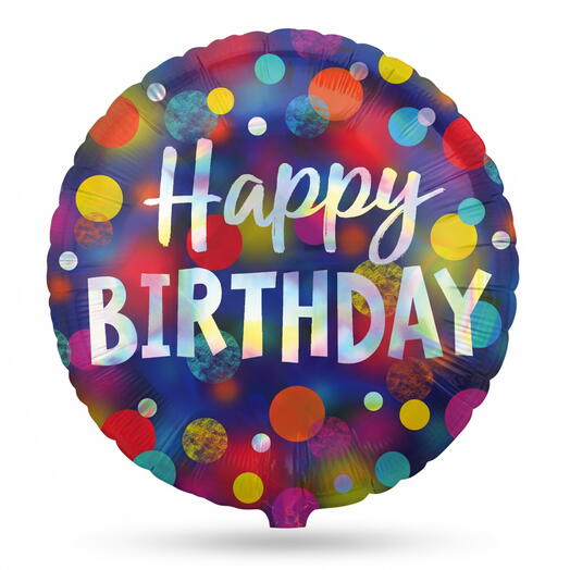 Фольгированный шар С днём рождения | Наполненный гелием, необходимый для праздника