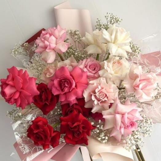 French rose Bouquet 997
