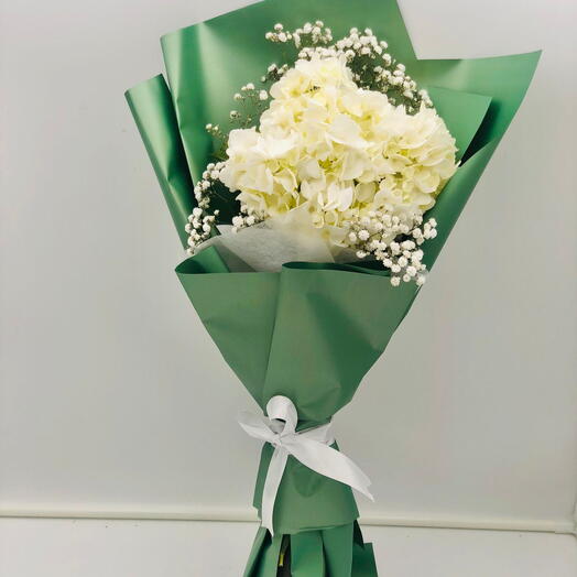 White Hydrangea Small Bouquet HPF227
