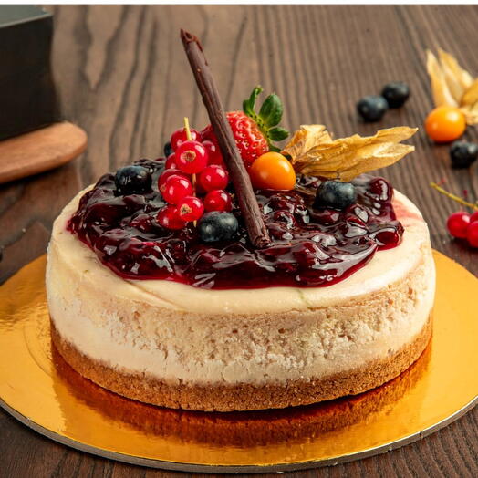 Blueberry Cheesecake (Baked)