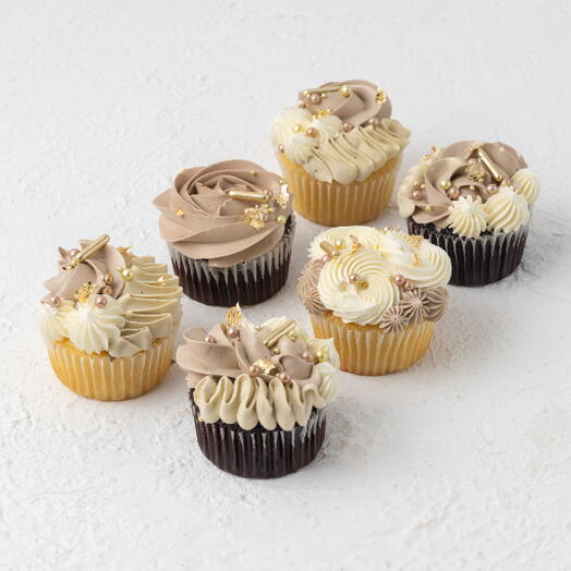 Элегантные капкейки (6 штук)