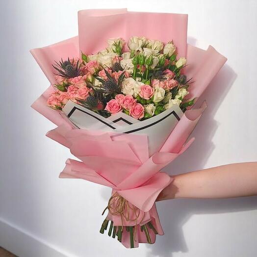 Букет Нежно-розовое цветение