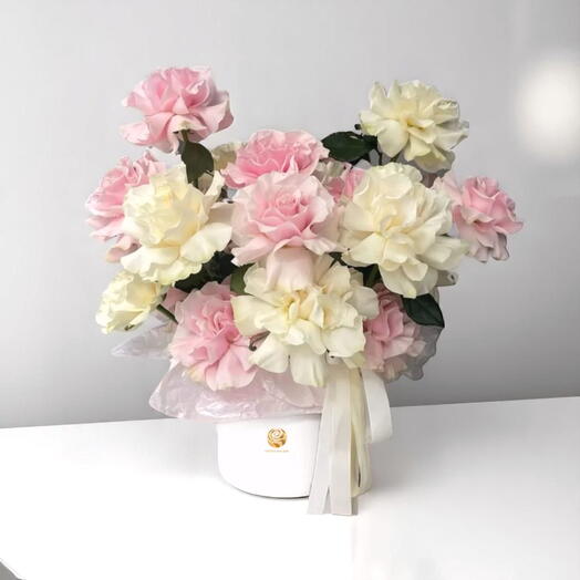 Rachel - Elegant Blush Rose Harmony