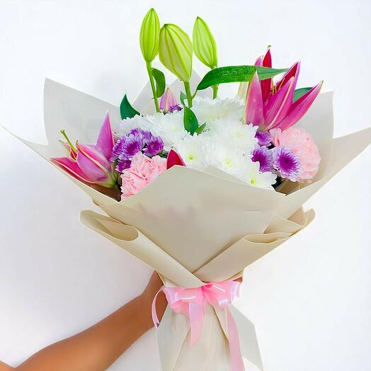 Royal pink harmony bouquet