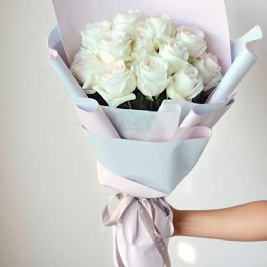 Bouquet Beauté de Roses Blanches