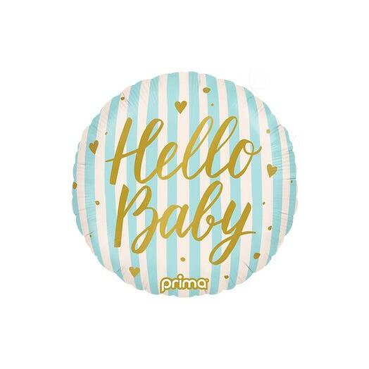 Привет Малыш Голубые Полоски