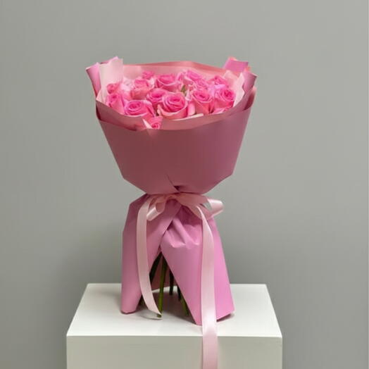 Rush - 15 Pink Rose Bouquet