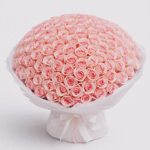 101 розовая роза – Грандиозная романтика