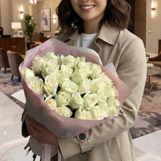 Las 31 rosas blancas Pristine