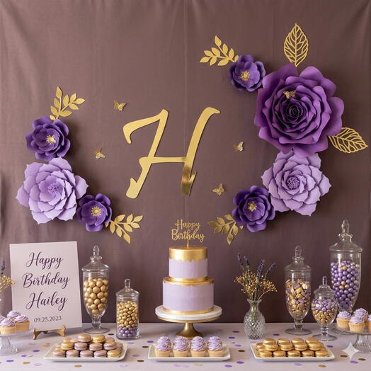 Paper flowers / room , party decor