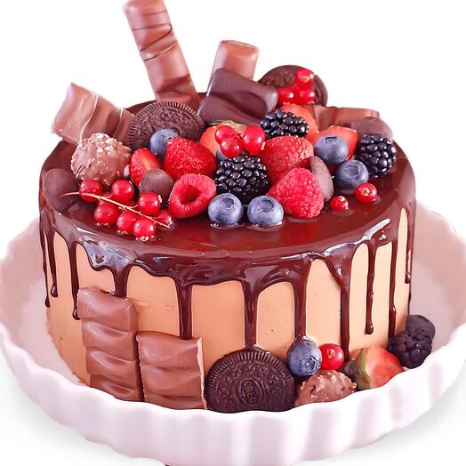 Торт киндер шоколадный