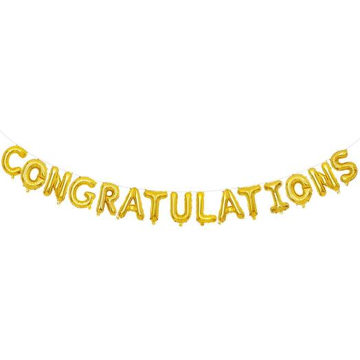 Congratulation Balloon Banner
