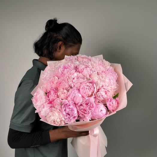 39 Pink peony bouquet-656