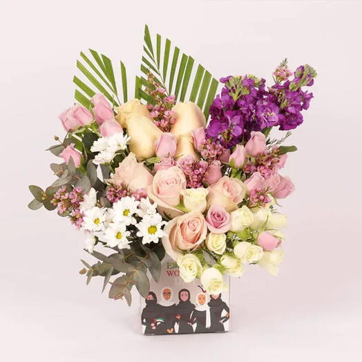 Цветочная Композиция ко Дню Женщин ОАЭ