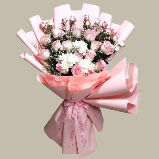 Букет "Розовые мечты"