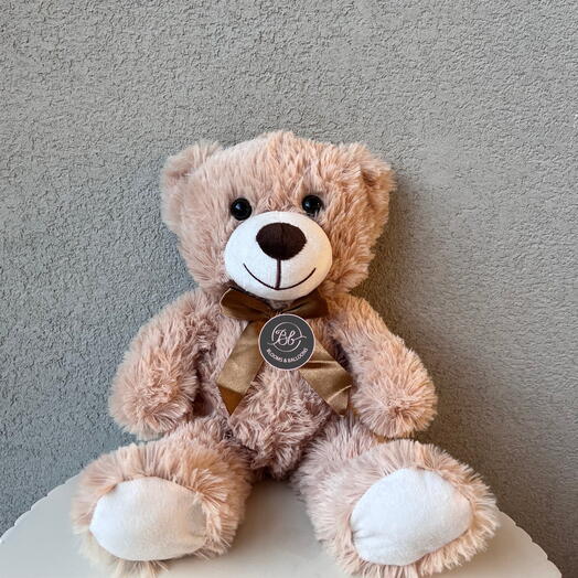 Коричневый плюшевый мишка