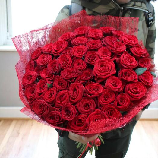 51 red roses