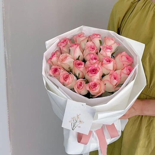 20 Pink Roses Bliss Bouquet