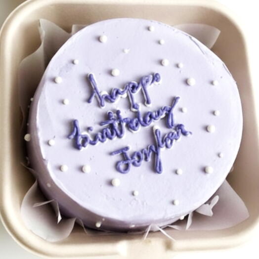 Violet Pearl Bento cake (200g)