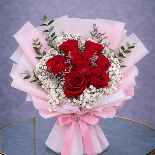 Classic Red Rose Bouquet