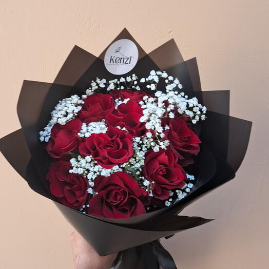 10 Red rose bouquet